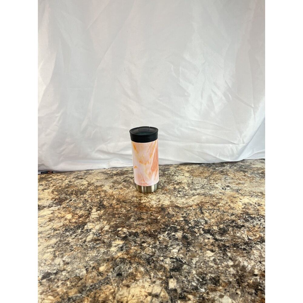 Contigo Insulated Mug Snapseal Byron 16oz Vacuum Mug Warm Cold Outdoor Rose